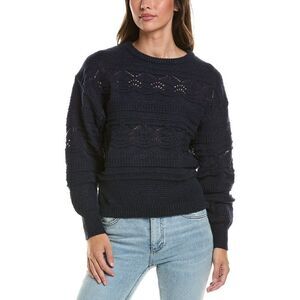 Ichi Womens  Astra Sweater, Blue